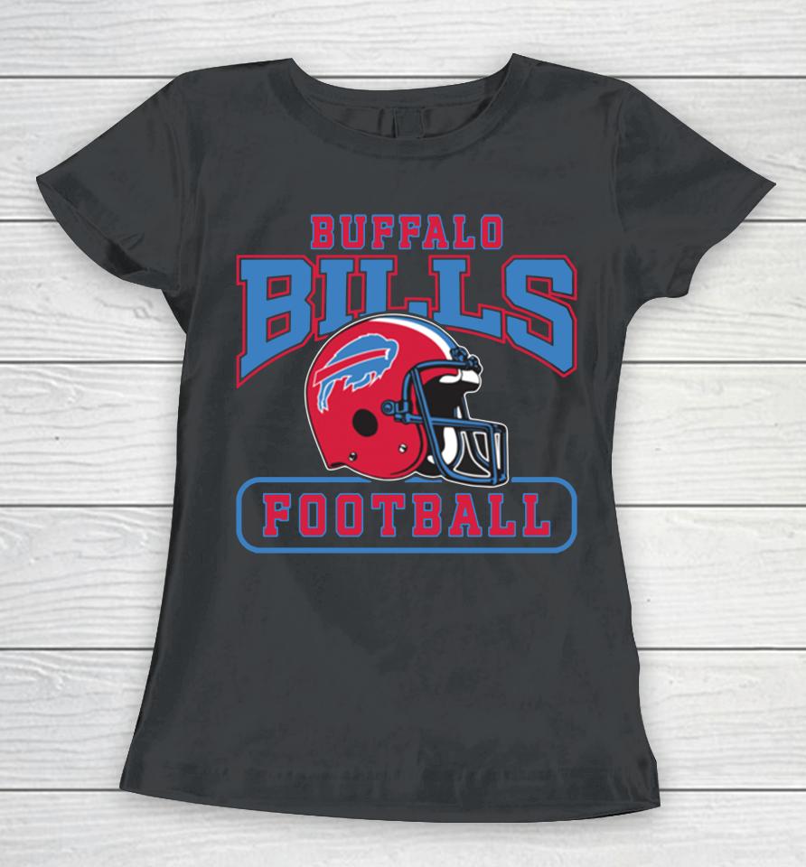 Men's Buffalo Bills Football Platform Franklin Throwback Women T-Shirt
