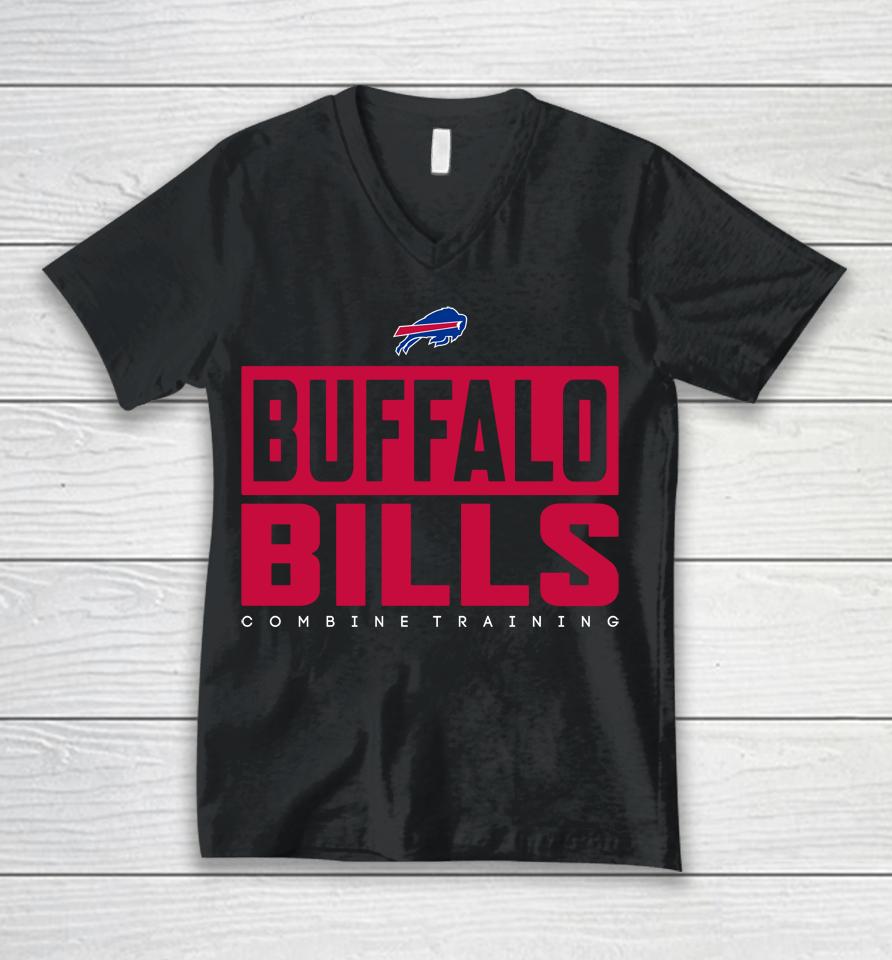 Men's Buffalo Bills New Era Royal Combine Authentic Offsides Unisex V-Neck T-Shirt