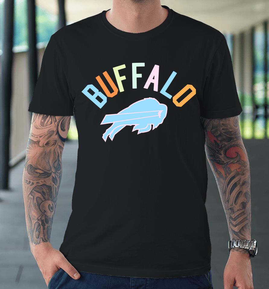 Men's Buffalo Bills Pro Standard Black Neon Graphic Premium T-Shirt
