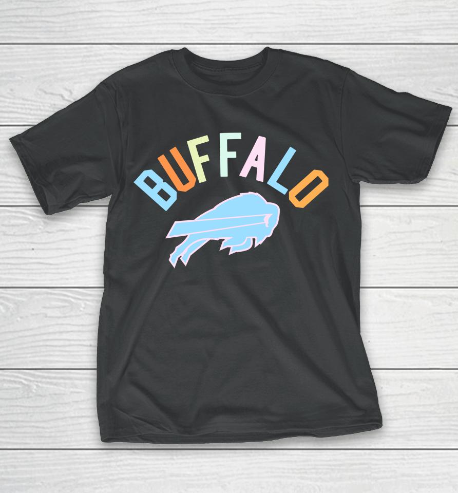 Men's Buffalo Bills Pro Standard Black Neon Graphic T-Shirt