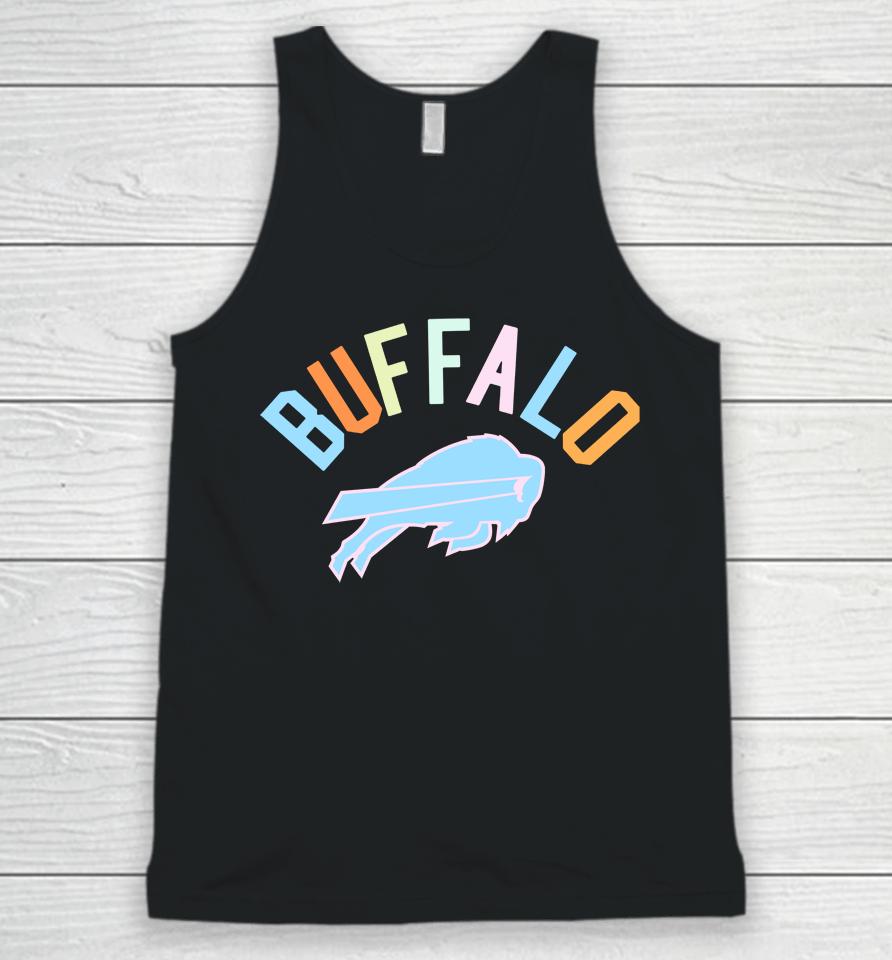 Men's Buffalo Bills Pro Standard Black Neon Graphic Unisex Tank Top