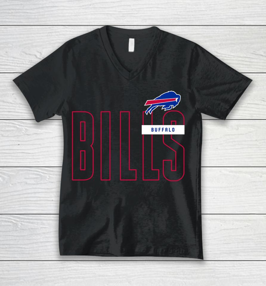 Men's Buffalo Bills Royal Performance Team 2022 Unisex V-Neck T-Shirt
