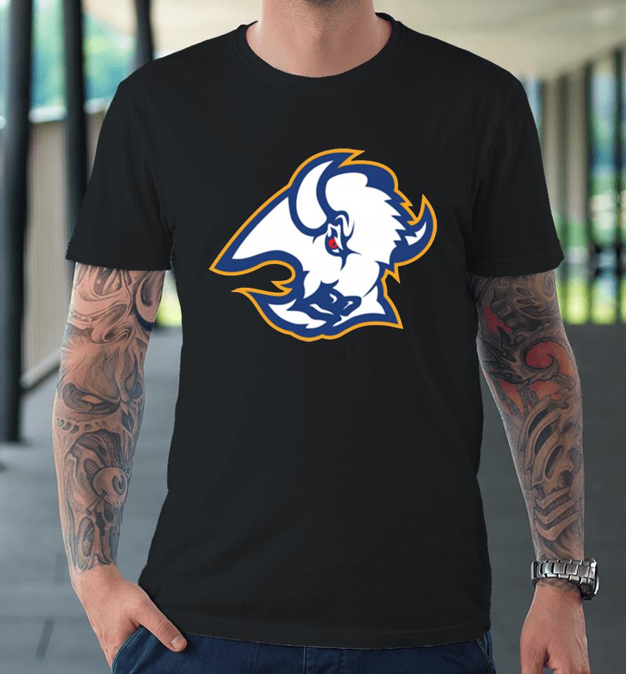 Men's Buffalo Sabres Fanatics Branded White Team Primary Logo Graphic Premium T-Shirt