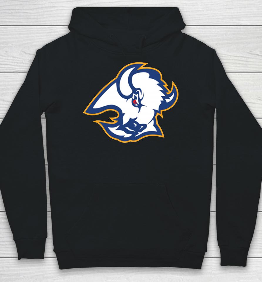 Men's Buffalo Sabres Fanatics Branded White Team Primary Logo Graphic Hoodie