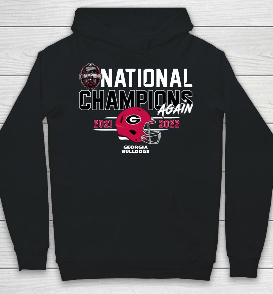 Men's Champion Black Georgia Bulldogs Back-To-Back College Football Playoff National Champions Hoodie