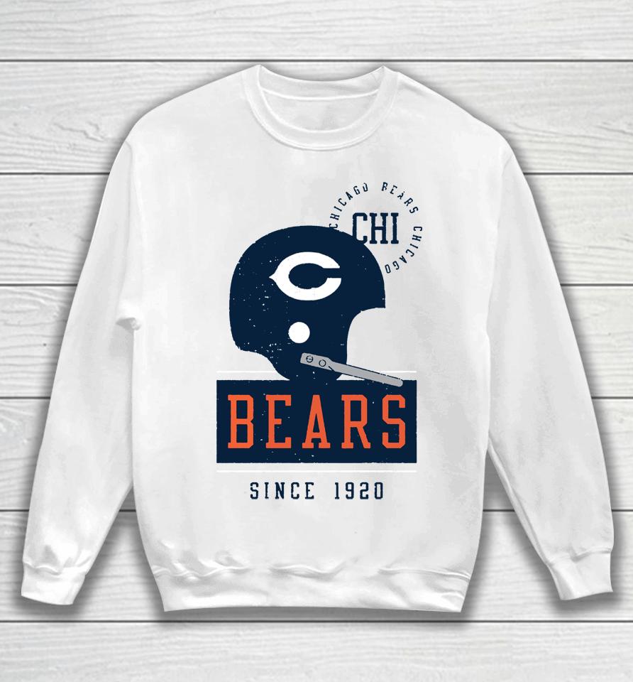 Men's Chicago Bears Club Rewind Playback Helmet Since 1920 Sweatshirt
