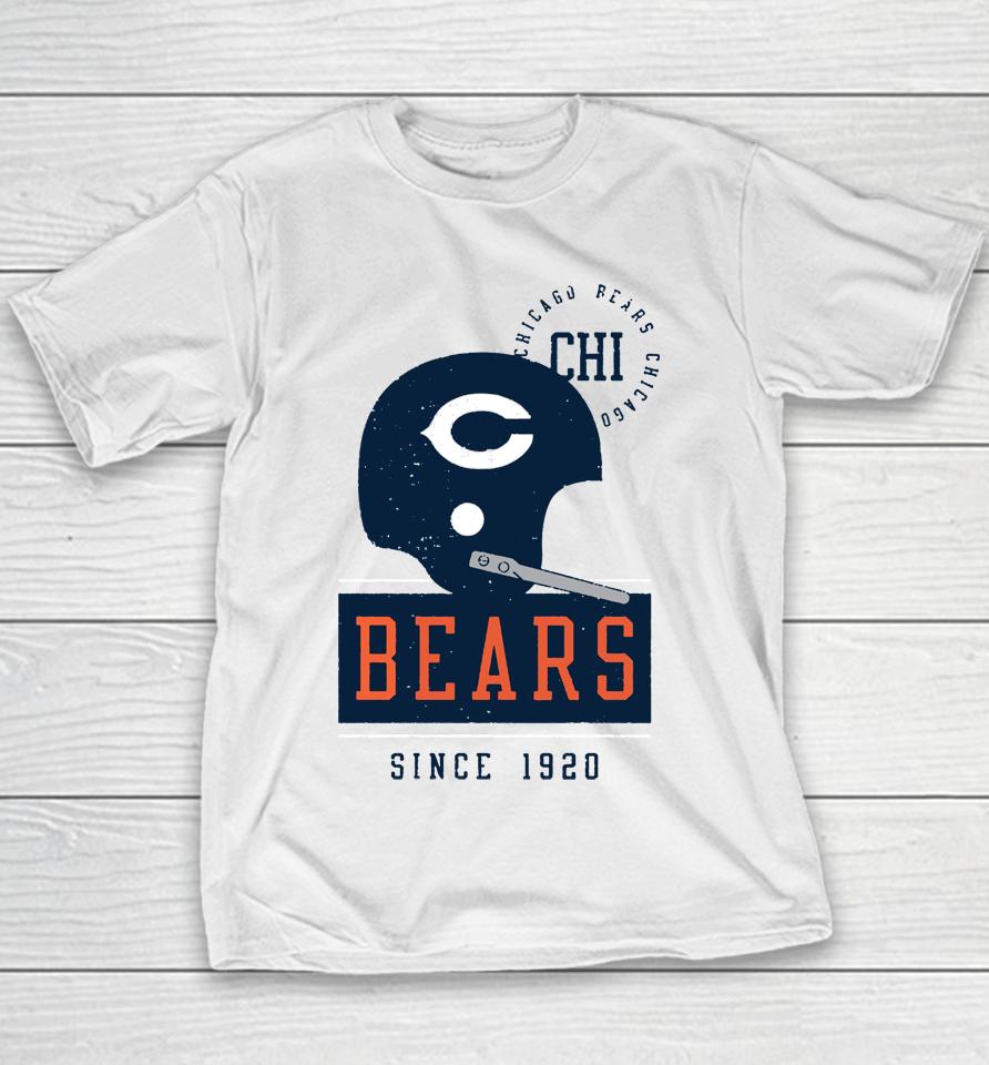 Men's Chicago Bears Club Rewind Playback Helmet Since 1920 Youth T-Shirt