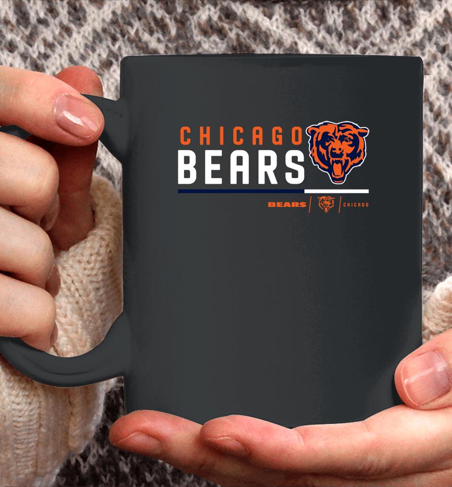 Men's Chicago Bears Prime Logo Name Split Coffee Mug