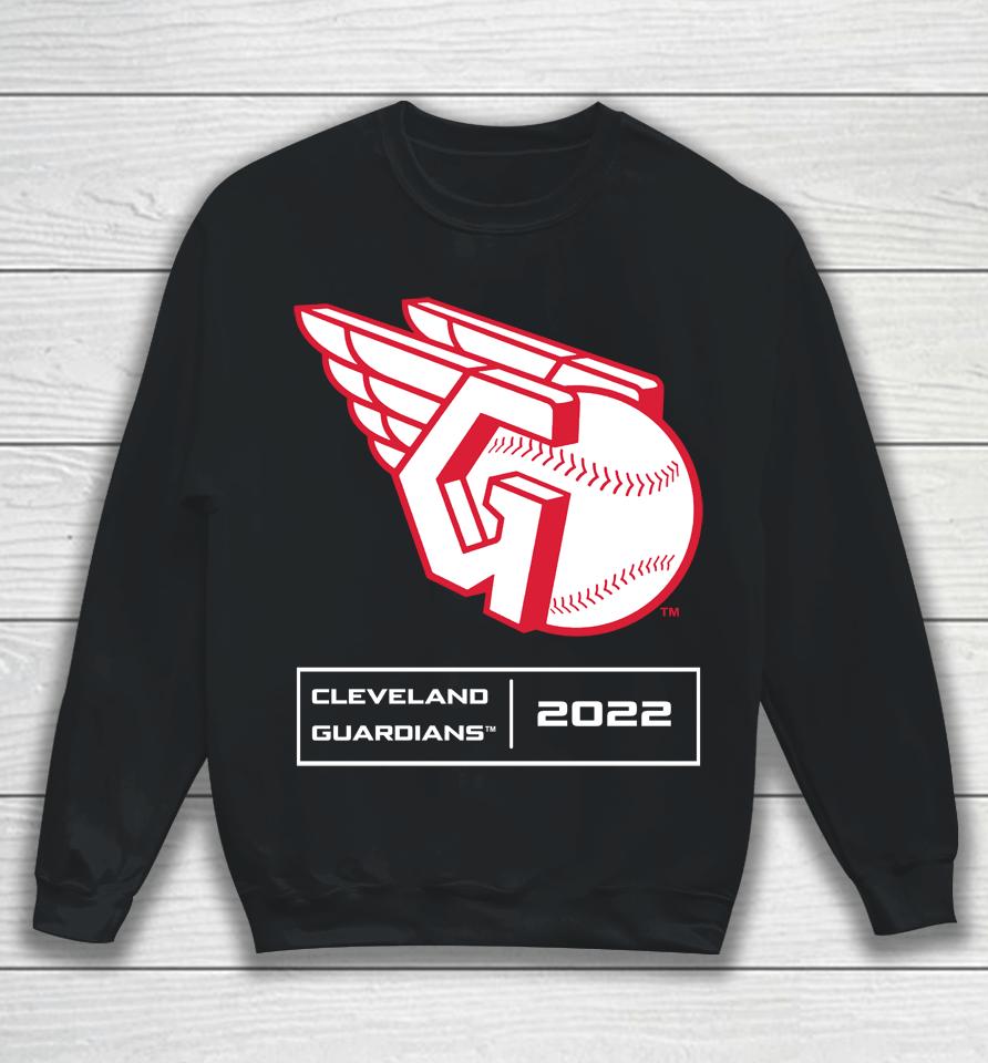 Men's Cleveland Guardians Anthracite Season Pattern 2022 Sweatshirt