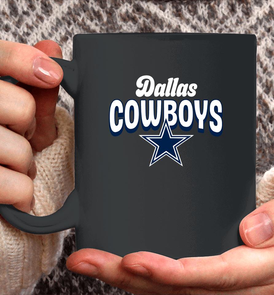 Men's Dallas Cowboys 2022 Navy First Team Flowy Coffee Mug