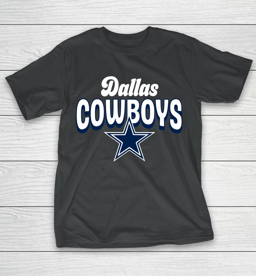 Men's Dallas Cowboys 2022 Navy First Team Flowy T-Shirt