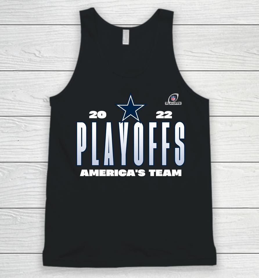 Men's Dallas Cowboys Fanatics Branded Charcoal 2022 Nfl Playoffs Our Time Unisex Tank Top