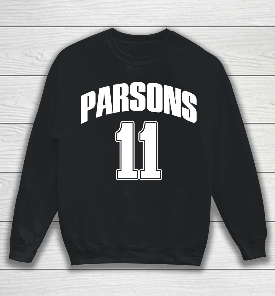 Men's Dallas Cowboys Micah Parsons Pro Standard Navy Player Sweatshirt