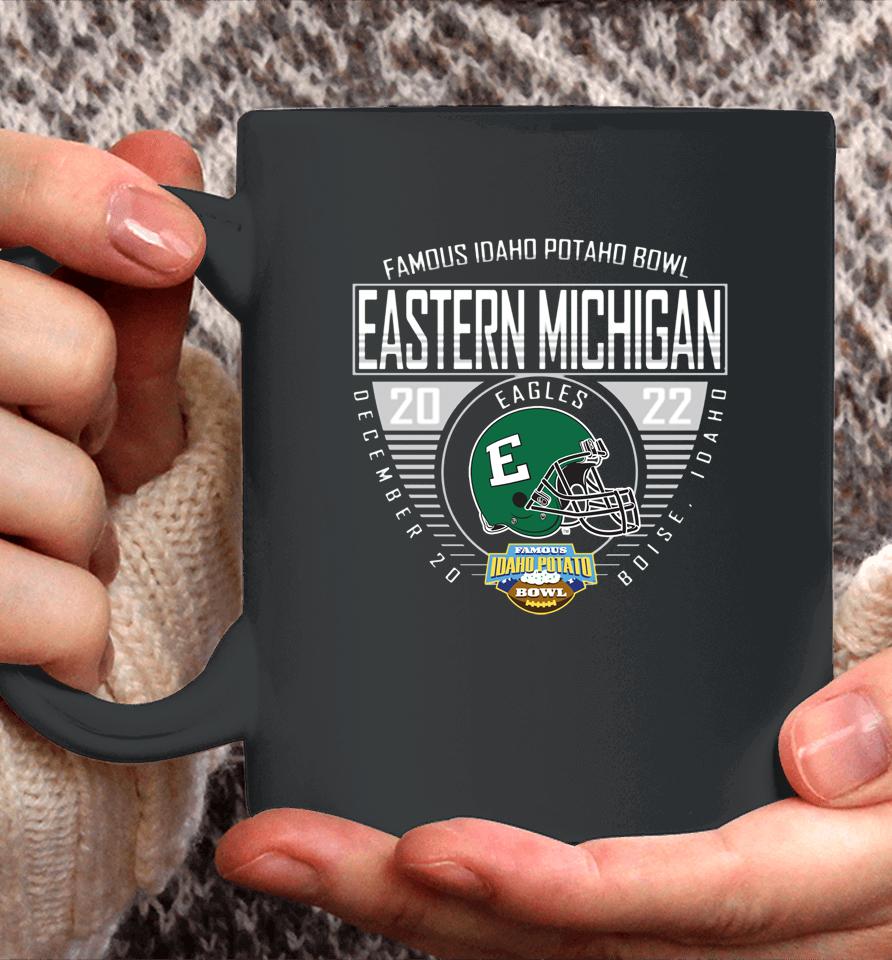 Men's Eastern Michigan 2022 Potato Bowl Helmet Logo Coffee Mug