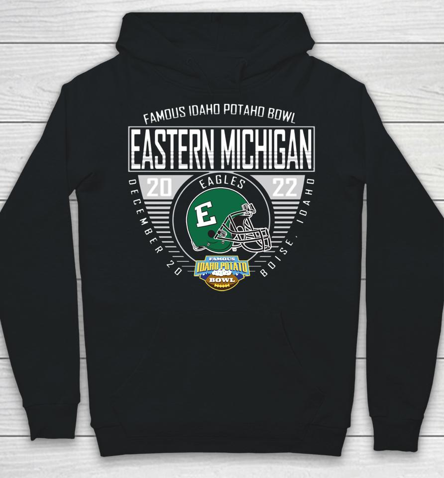 Men's Eastern Michigan 2022 Potato Bowl Helmet Logo Hoodie