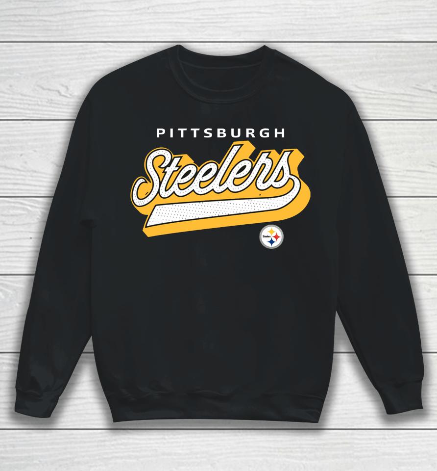 Men's Fanatics Black Pittsburgh Steelers First Contact Sweatshirt
