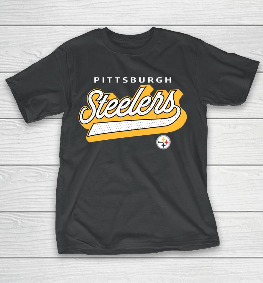 Men's Fanatics Black Pittsburgh Steelers First Contact T-Shirt