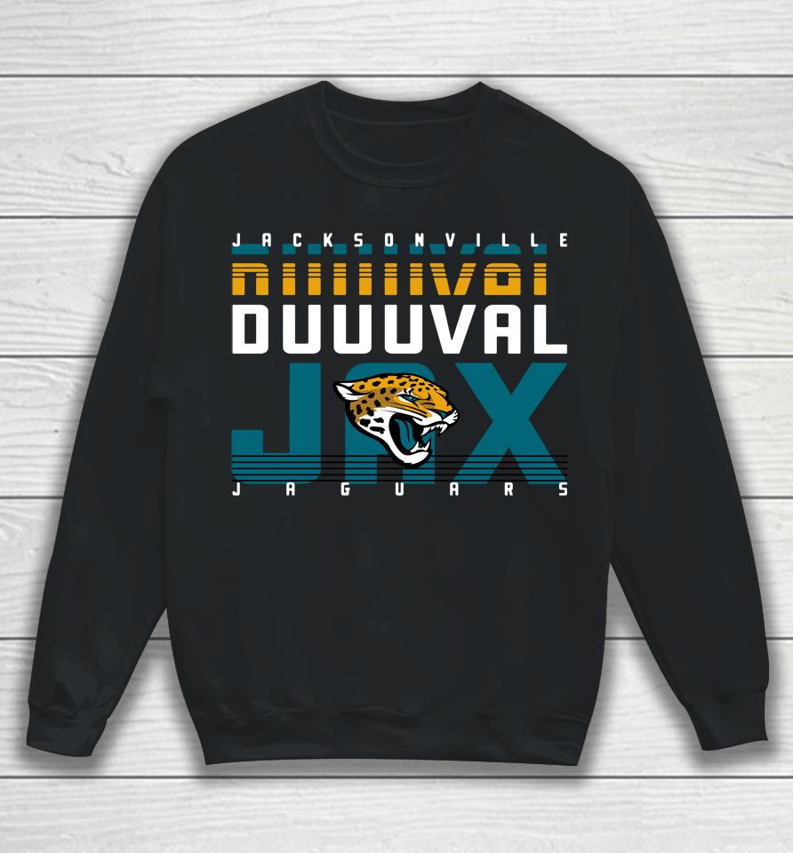 Men's Fanatics Branded Black Jacksonville Jaguars Hometown Collection Prime Time Sweatshirt