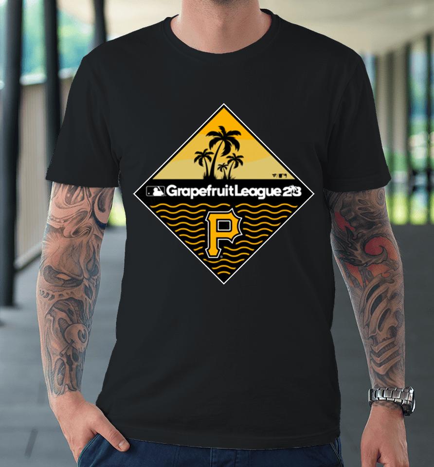 Men's Fanatics Branded Black Pittsburgh Pirates 2023 Mlb Spring Training Diamond Premium T-Shirt