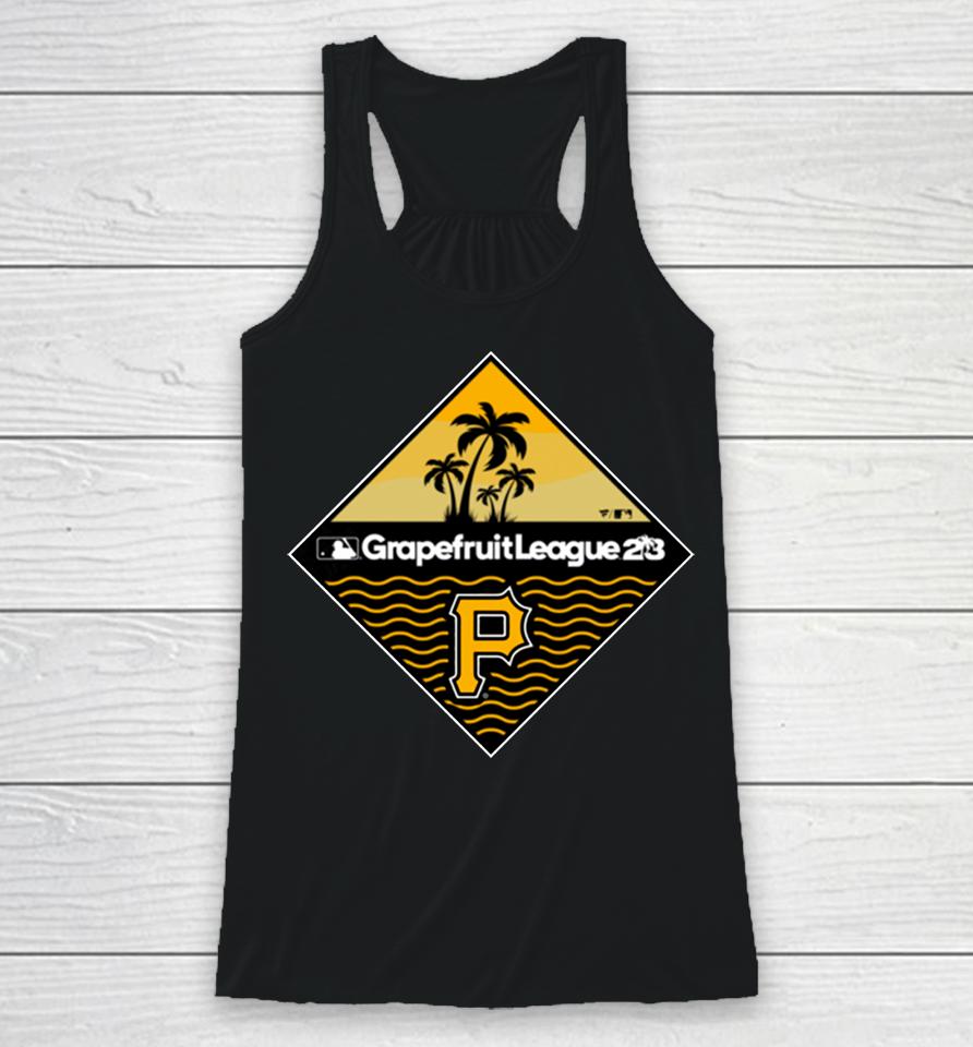 Men's Fanatics Branded Black Pittsburgh Pirates 2023 Mlb Spring Training Diamond Racerback Tank