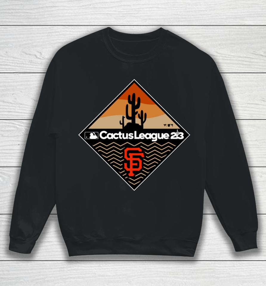 Men's Fanatics Branded Black San Francisco Giants 2023 Mlb Spring Training Diamond Sweatshirt