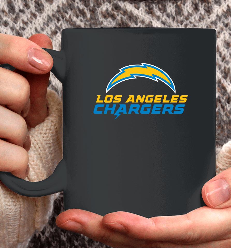 Men's Fanatics Branded Gray Los Angeles Chargers Big And Tall Team Lockup Coffee Mug