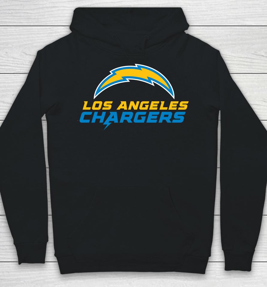 Men's Fanatics Branded Gray Los Angeles Chargers Big And Tall Team Lockup Hoodie