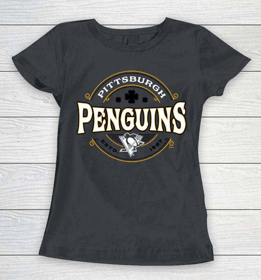 Men's Fanatics Branded Kelly Green Pittsburgh Penguins St Women T-Shirt