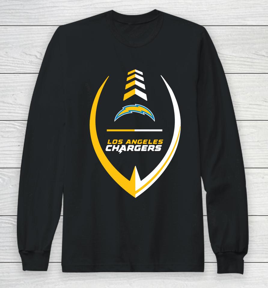 Men's Fanatics Branded Los Angeles Chargers Big And Tall Team Lockup Long Sleeve T-Shirt