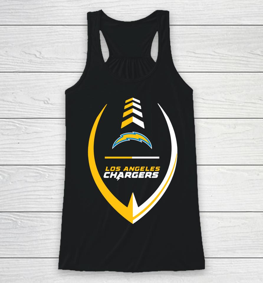 Men's Fanatics Branded Los Angeles Chargers Big And Tall Team Lockup Racerback Tank