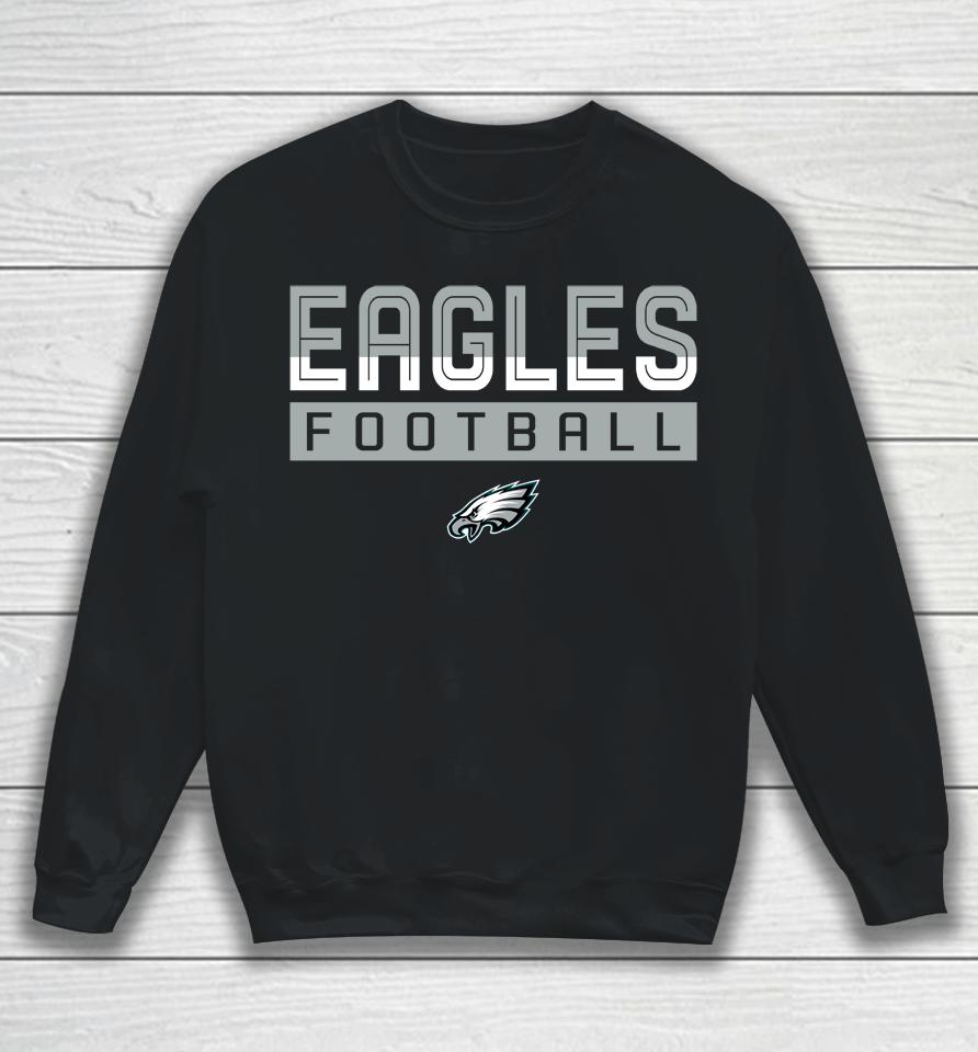Men's Fanatics Branded Midnight Green Philadelphia Eagles First Sprint Transitional Sweatshirt