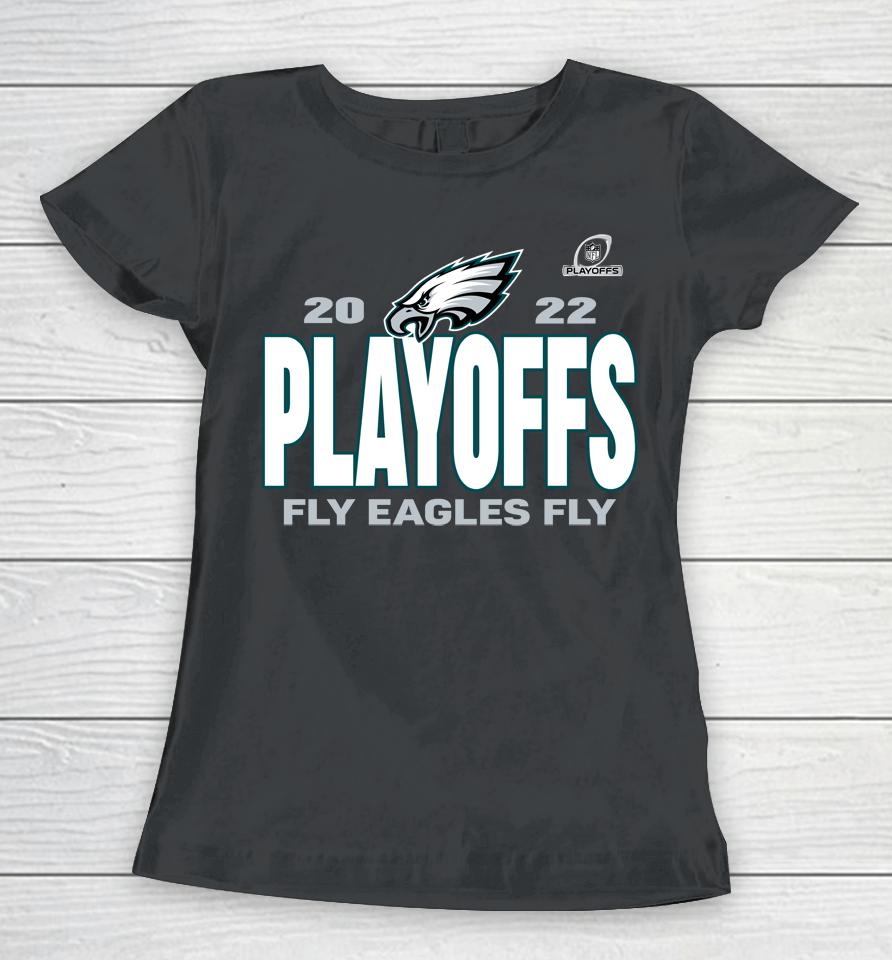 Men's Fanatics Branded Philadelphia Eagles 2022 Nfl Playoffs Our Time Women T-Shirt
