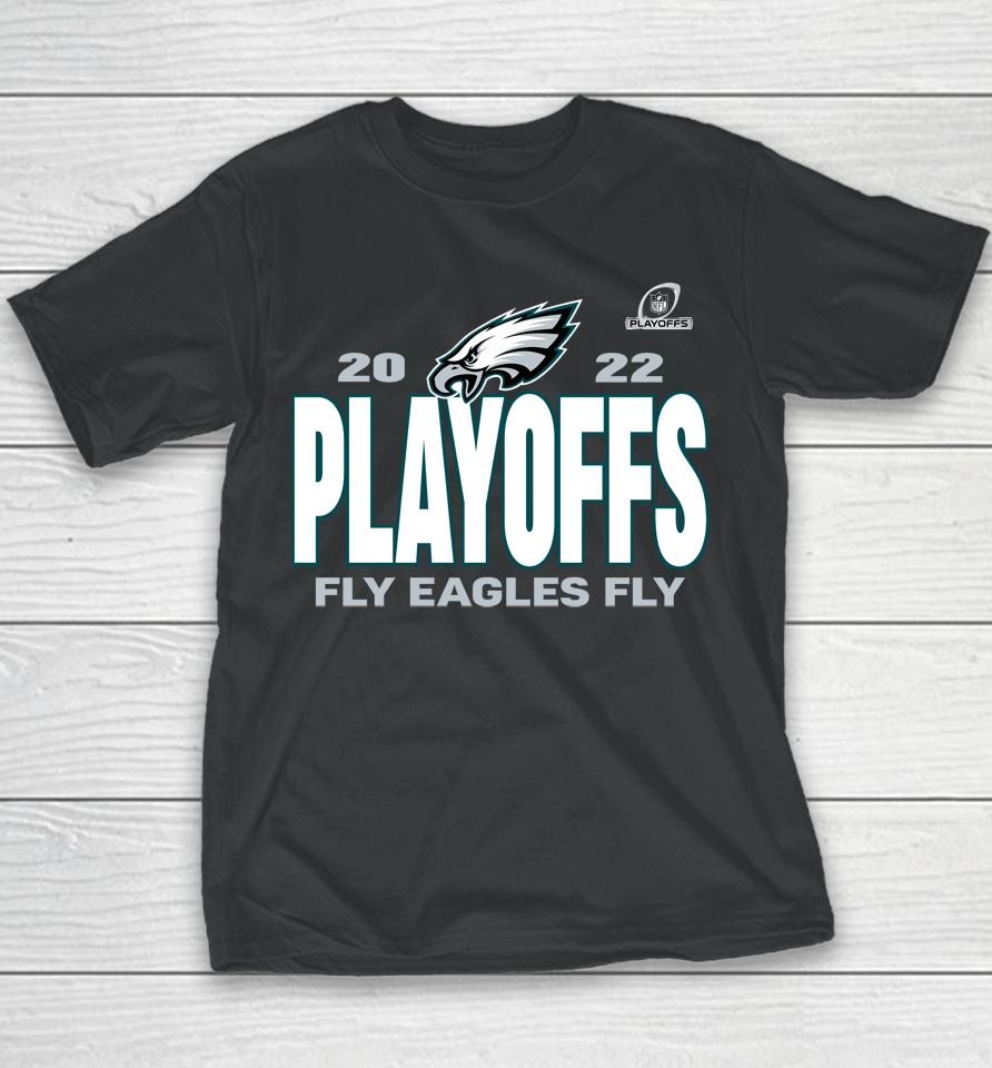 Men's Fanatics Branded Philadelphia Eagles 2022 Nfl Playoffs Our Time Youth T-Shirt