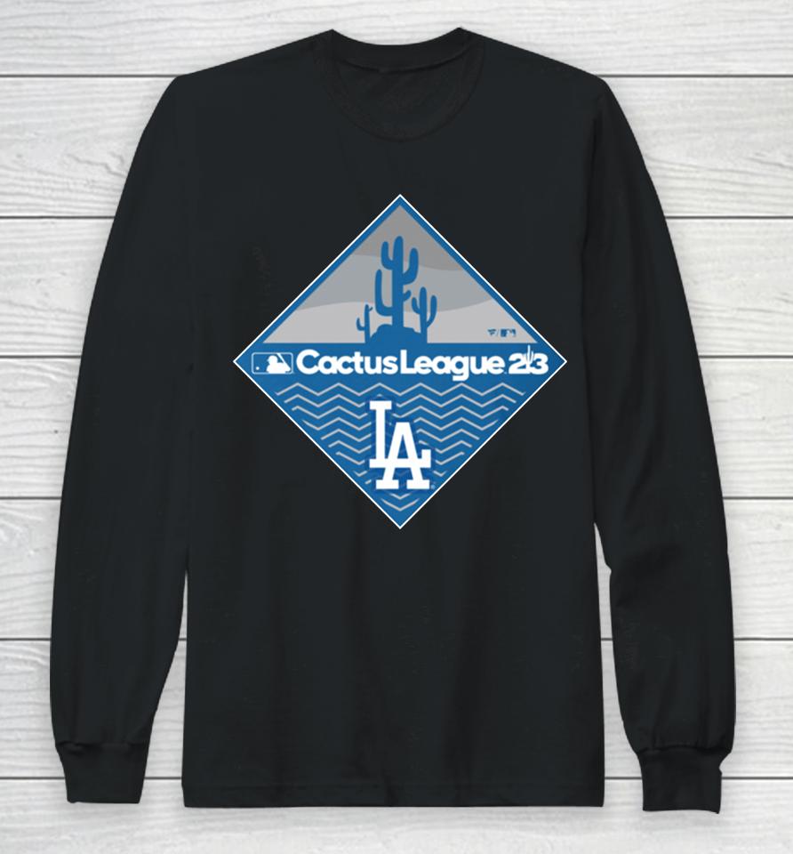 Men's Fanatics Branded Royal Los Angeles Dodgers 2023 Mlb Spring Training Diamond Long Sleeve T-Shirt