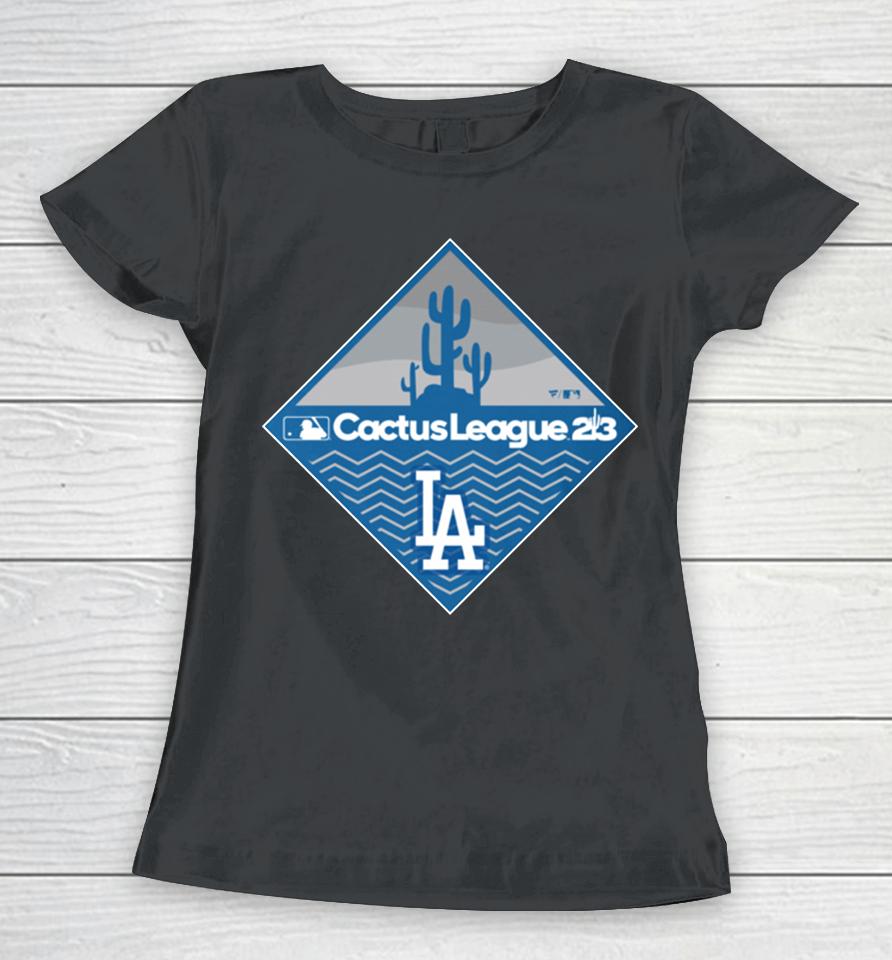 Men's Fanatics Branded Royal Los Angeles Dodgers 2023 Mlb Spring Training Diamond Women T-Shirt