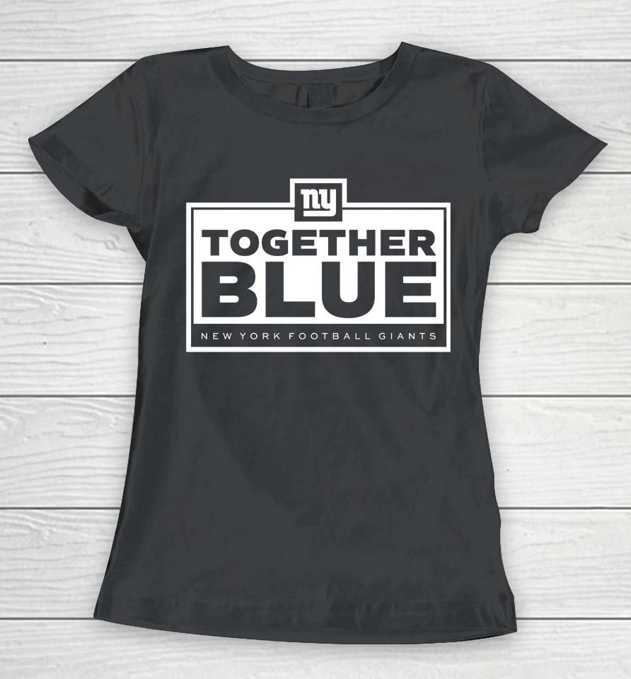 Men's Fanatics Branded Royal New York Giants Together Blue Women T-Shirt