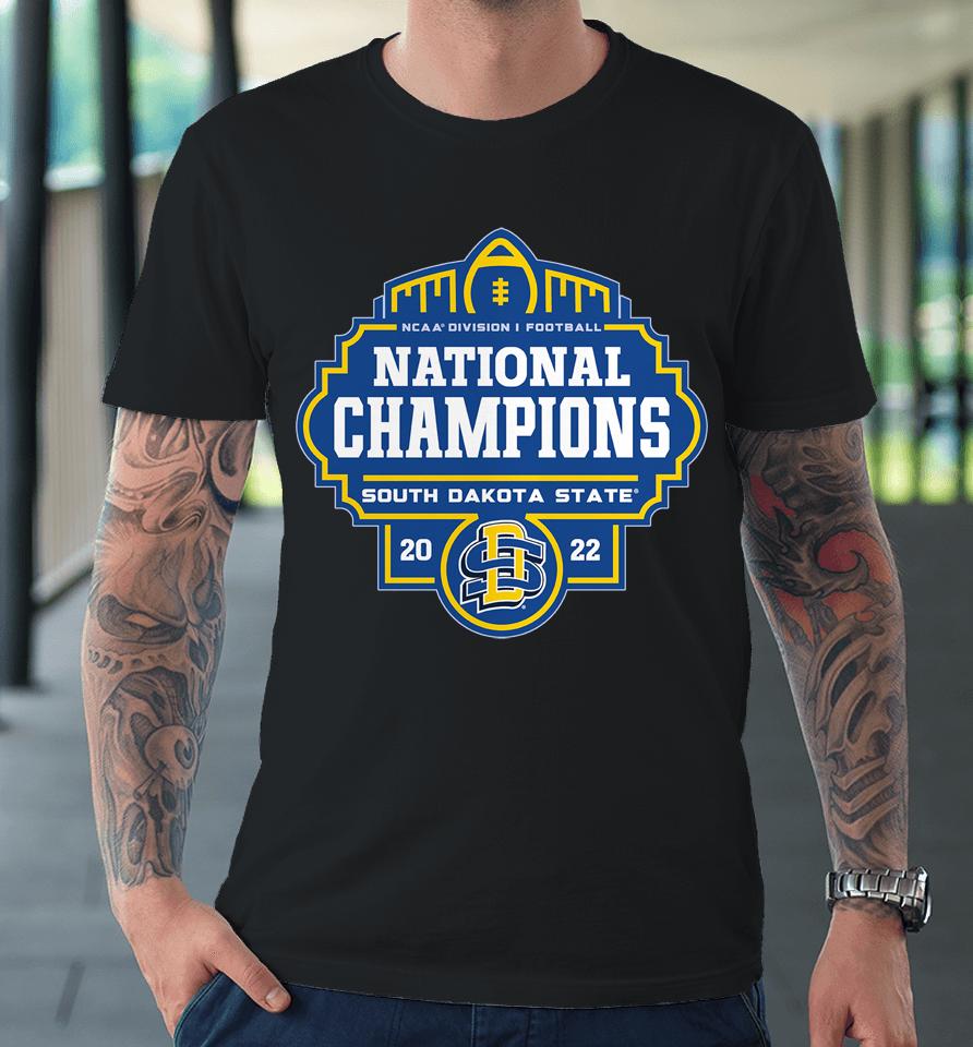 Men's Fanatics Branded South Dakota State Jackrabbits 2022 Fcs Football National Champions Premium T-Shirt