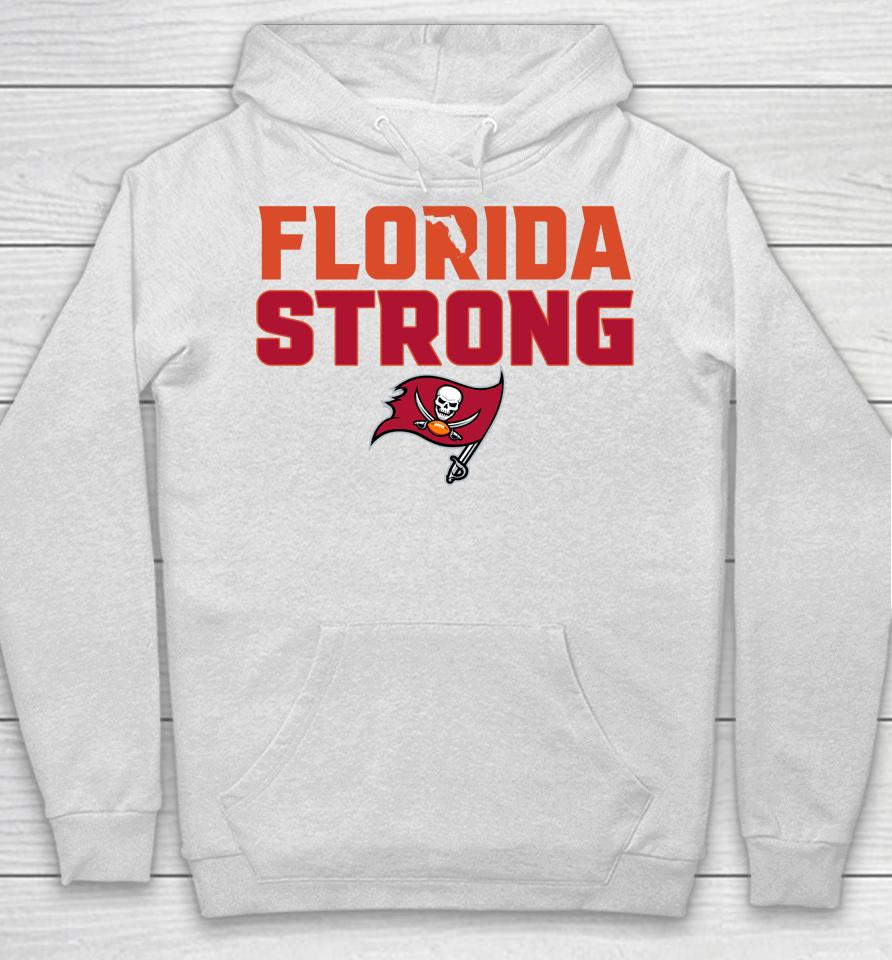 Men's Fanatics Branded White Tampa Bay Buccaneers Florida Strong Hoodie
