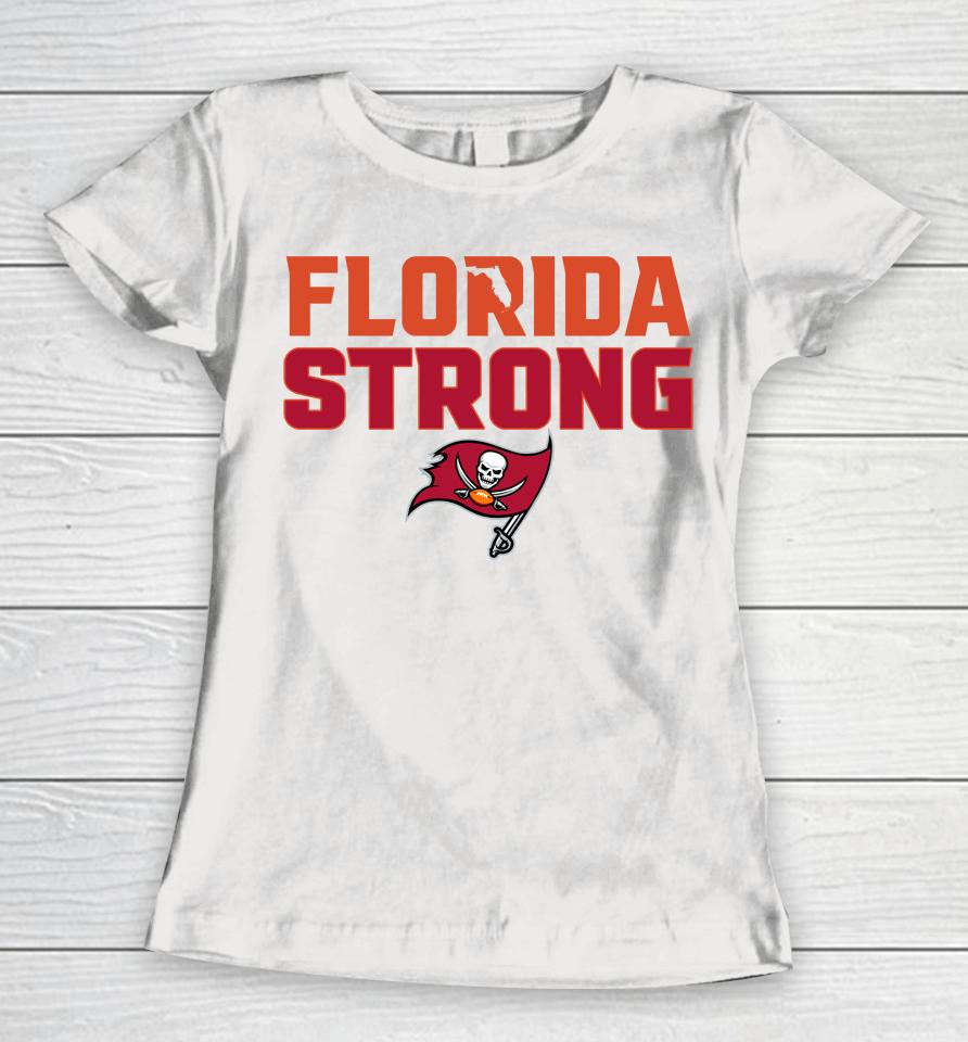 Men's Fanatics Branded White Tampa Bay Buccaneers Florida Strong Women T-Shirt