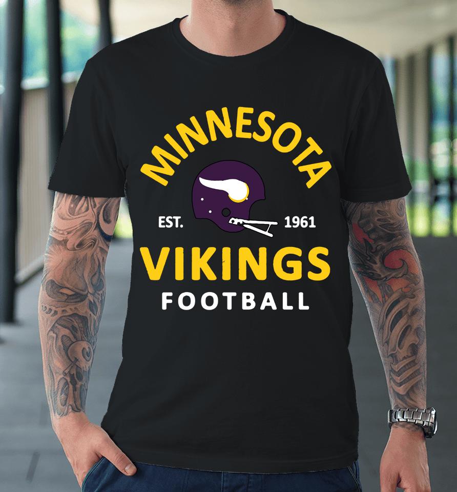 Men's Fanatics Purple Minnesota Vikings Vintage Arch Premium T-Shirt