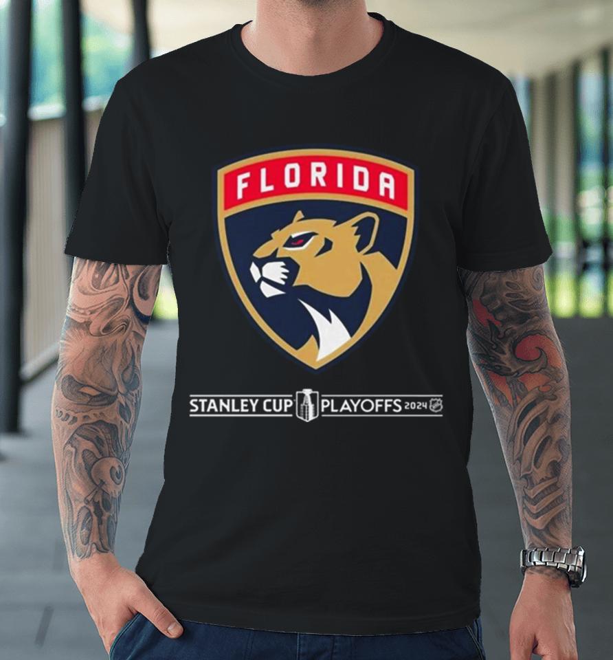 Men’s Florida Panthers Fanatics Branded Red 2024 Stanley Cup Playoffs Premium T-Shirt