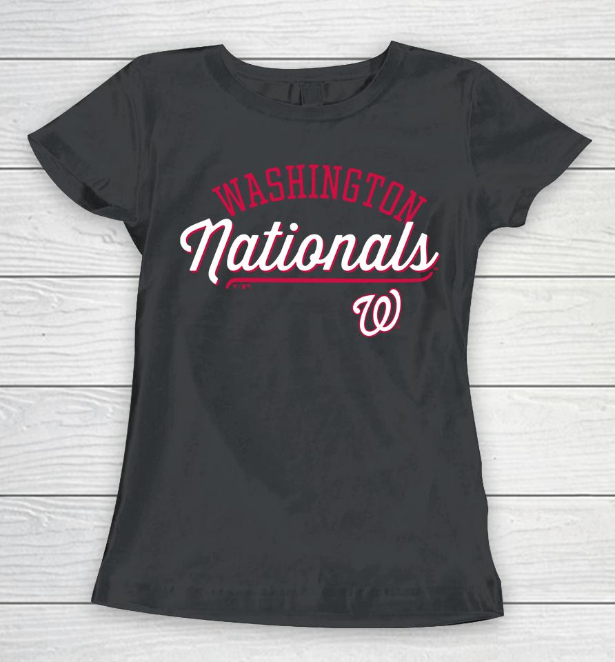 Men's Gray Washington Nationals Fanatics Branded Simplicity Women T-Shirt