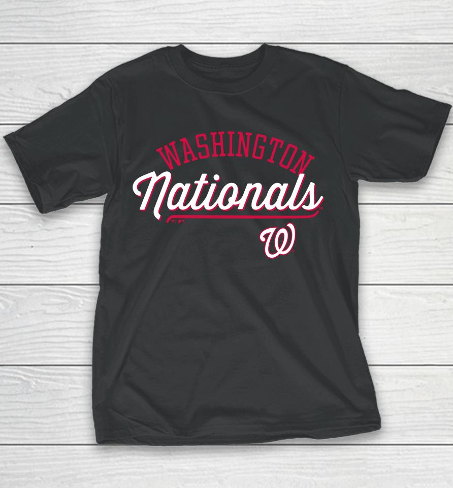 Men's Gray Washington Nationals Fanatics Branded Simplicity Youth T-Shirt