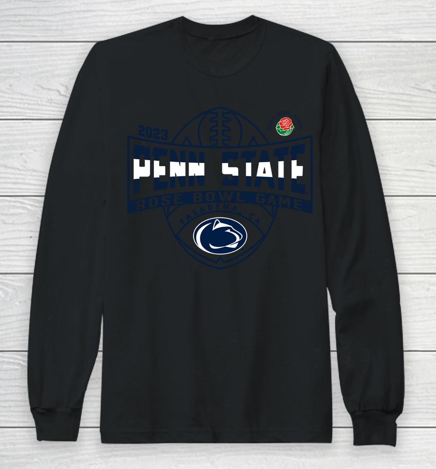 Men's Grey Rose Bowl Game Penn State Official 2023 Ncaa Long Sleeve T-Shirt