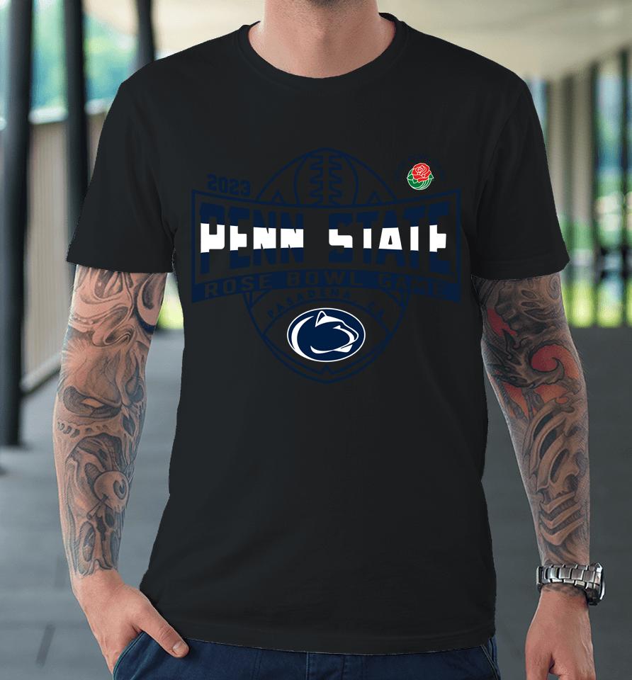Men's Grey Rose Bowl Game Penn State Official 2023 Ncaa Premium T-Shirt