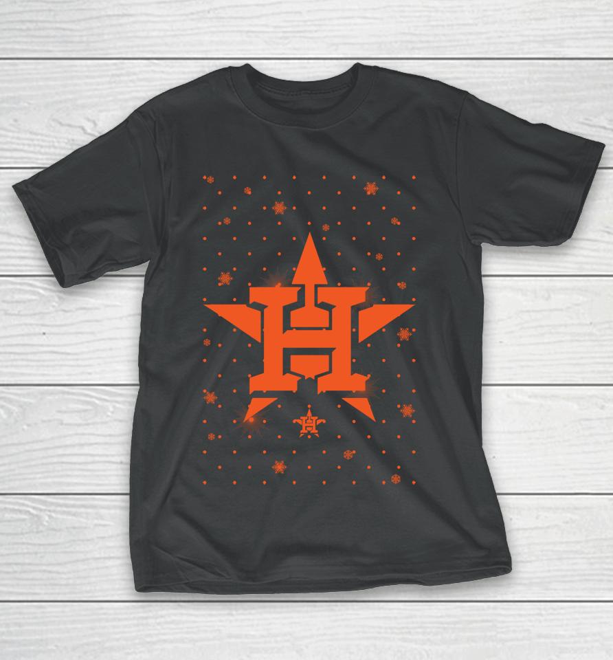 Men's Houston Astros Sparkle Christmas Graphic T-Shirt