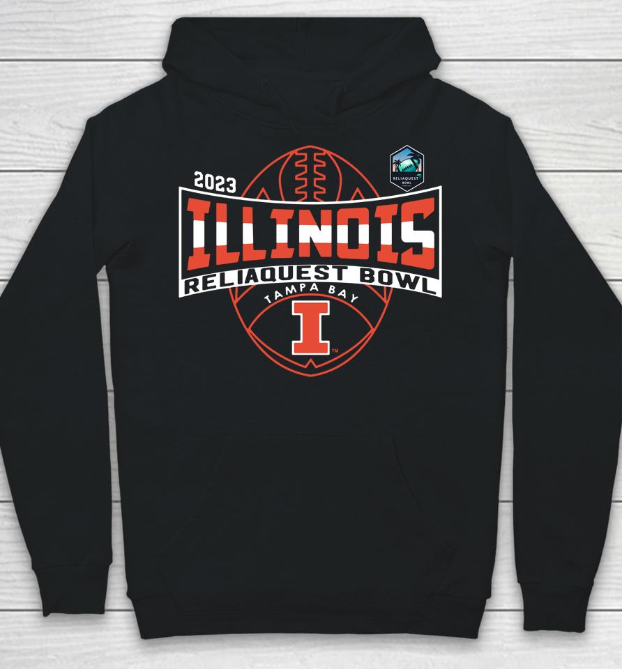 Men's Illinois Football 2023 Reliaquest Bowl Hoodie