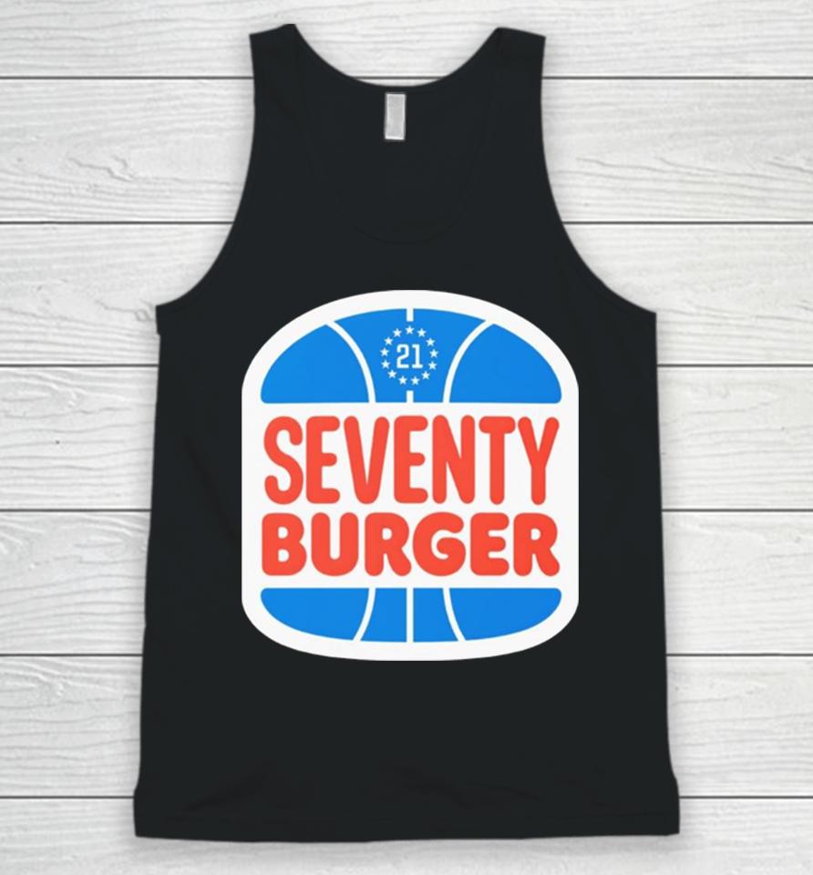 Men’s Joel’s Seventy Burger Unisex Tank Top