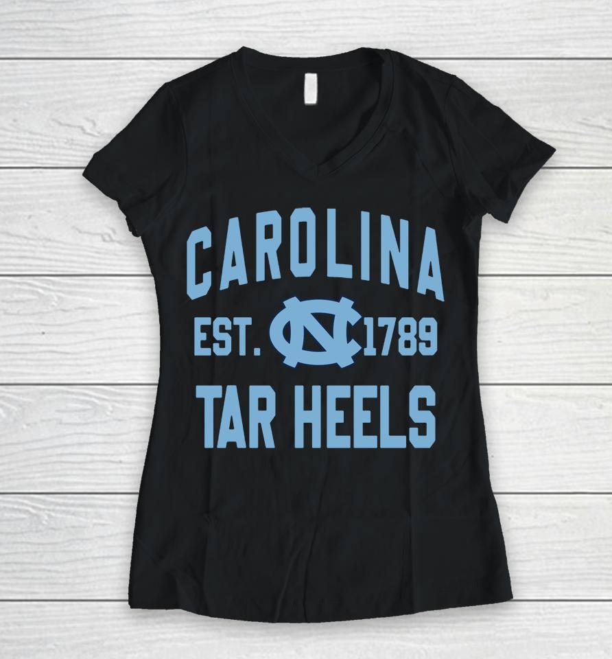 Men's League Collegiate Wear North Carolina Tar Heels 1274 Victory Falls Women V-Neck T-Shirt