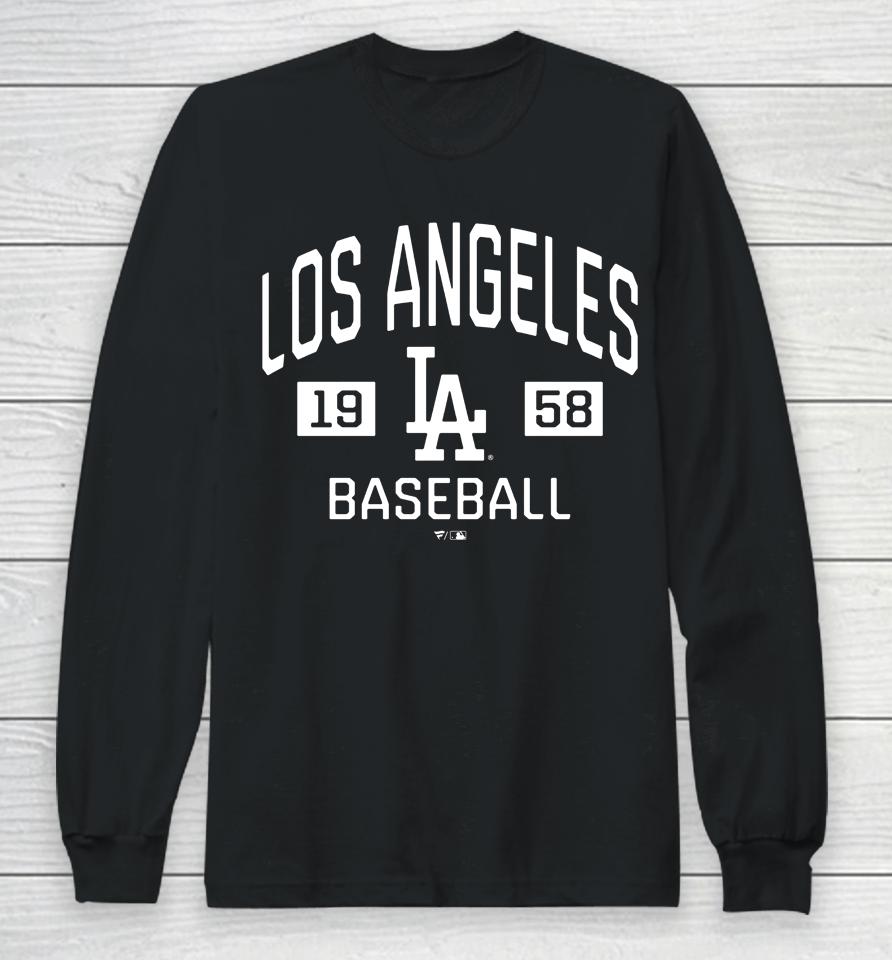 Men's Los Angeles Dodgers Colorblock Long Sleeve T-Shirt